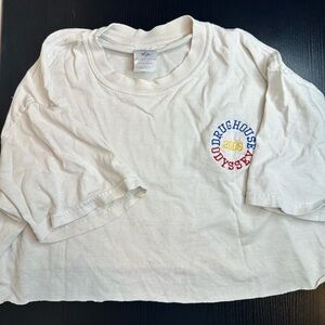 White/red Crop Top | Large